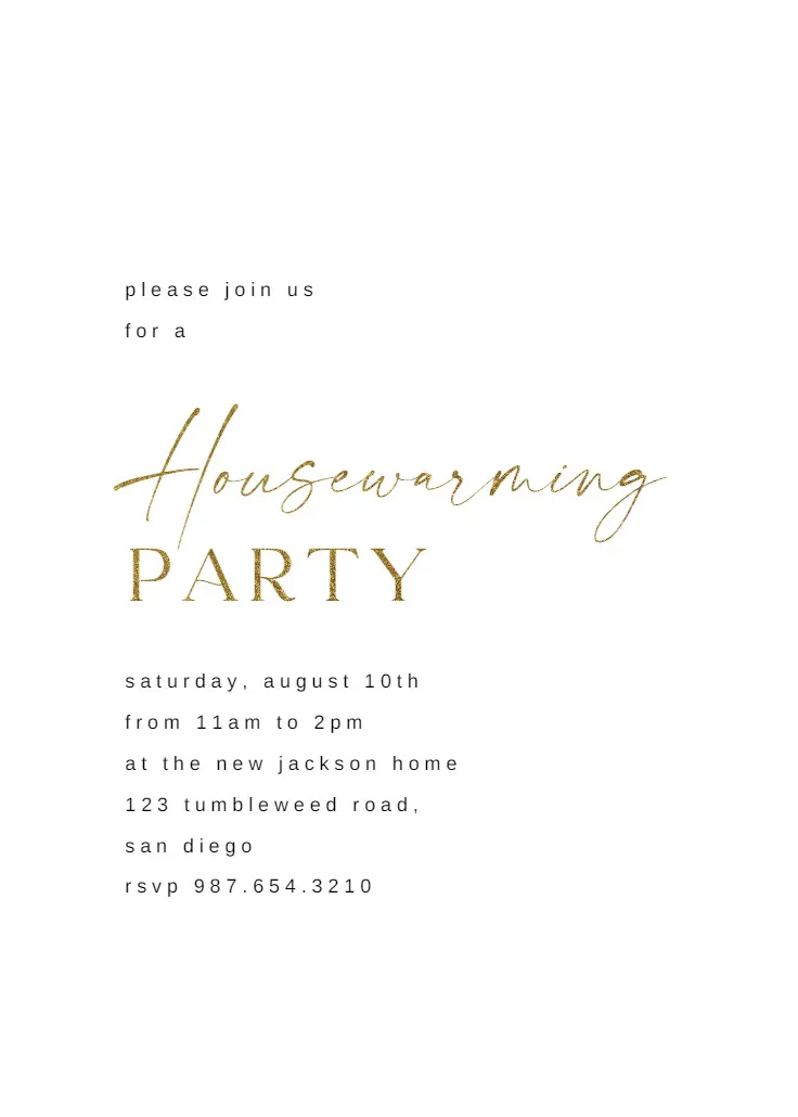 Calligraphy names - ev ısınma partisi davetiyesi